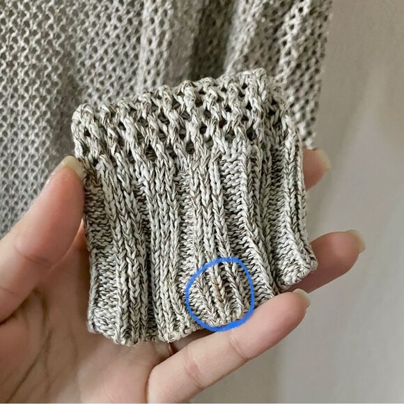 Peruvian Connection Boho Minimalist Contemporary Open Front Longline Cardigan M - Picture 5 of 7